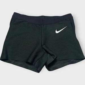 Nike Pro Elite Track & Field Black Running Shorts Womens size Small DX9022-000